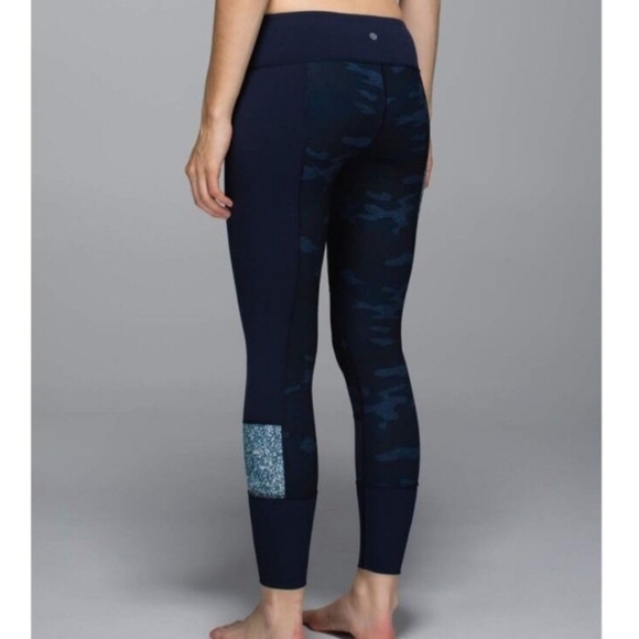 Lululemon Wunder Under Camo Sashiko Leggings - Picture 2 of 9